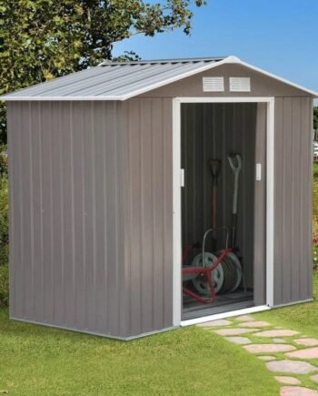 7 ft. W x 4.2 ft. D Metal Storage Shed