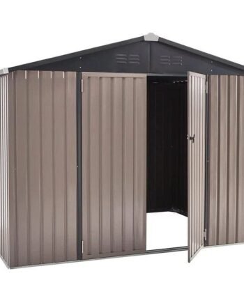 8 Ft. W x 6 Ft. D Metal Storage Shed