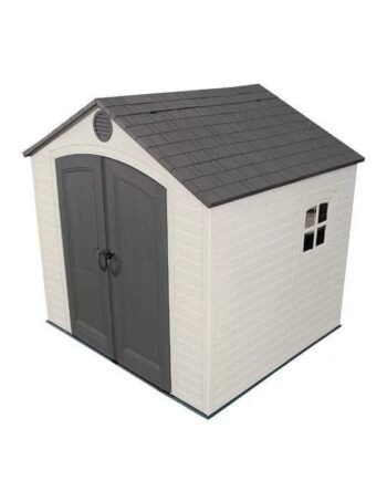 8 ft. W x 7 ft. 4 in. D Plastic Storage Shed
