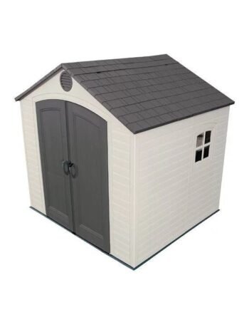 8 ft. W x 7 ft. 4 in. D Plastic Storage Shed