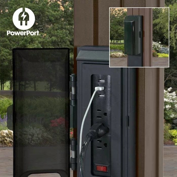 Backyard Discovery 12 ft. x 10 ft. Steel Traditional Pergola