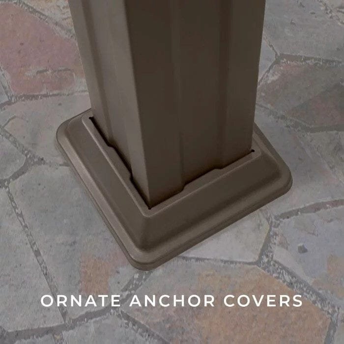 Backyard Discovery 12 ft. x 10 ft. Steel Traditional Pergola