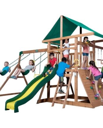 Backyard Discovery Mount McKinley All Cedar Wood Swing Set