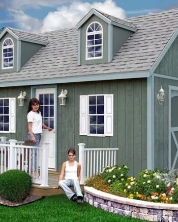 Best Barns Sheds & Storage Arlington 12′ x 16′ Wood Storage Shed Kit Installation Included