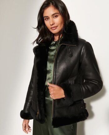 Jane Sheepskin B-3 Bomber Jacket