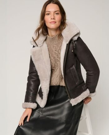 Jane Sheepskin B-3 Bomber Jacket