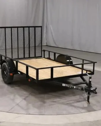 6×10 Single Axle Utility Trailer – Wood Floor & LED Lights
