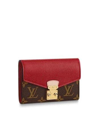 Louis Vuitton PALLAS COMPACT WALLET Cerise Red