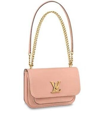 Louis Vuitton LOCKME CHAIN PM Bag Rose des Sables Pink