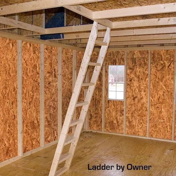 Best barns Hampton 12×24 Wood Storage Shed Kit Installation Included