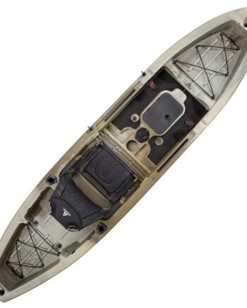 Ascend 12T Sit-On-Top Kayak – Stable & Spacious Fishing and Recreation Kayak