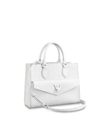 Louis Vuitton LOCKME TOTE PM White