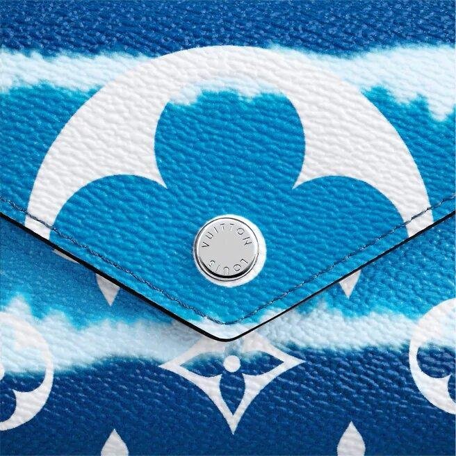 Louis Vuitton ESCALE VICTORINE WALLET Blue